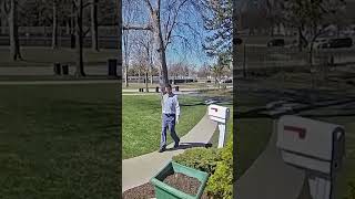 USPS worker dances while delivering mail in Bay City