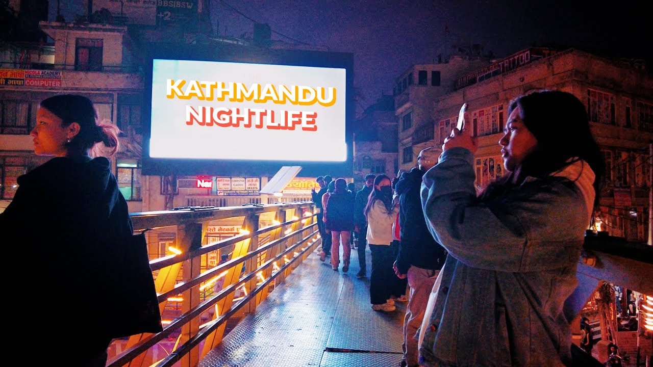 Nightlife in Kathmandu City | Dark Streets of Kathmandu at Night | Best Time to Travel Nepal | 4K