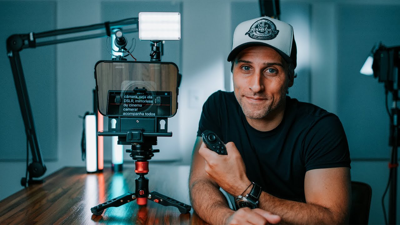 Teleprompter SmallRig TP10 - A Solução pra quem Grava vídeos com Script ...