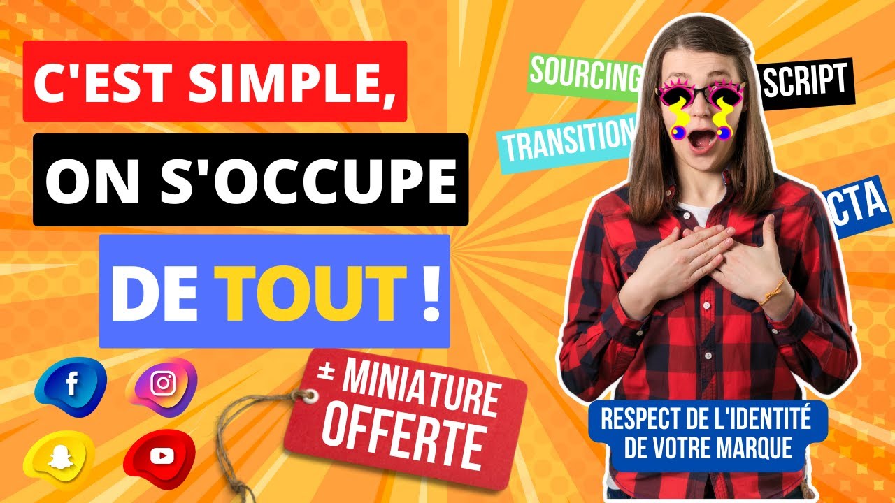 créer votre vidéo publicitaire Facebook / Instagram / Pinterest