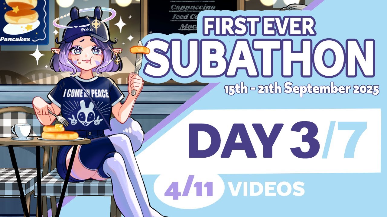 FIRST SUBATHON (day 3/7) - YouTube