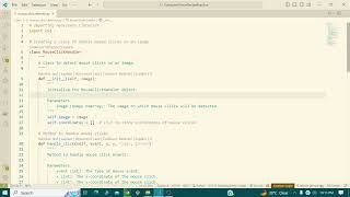 Mouse Click Detection With OpenCV | OOP Approach| Codingna