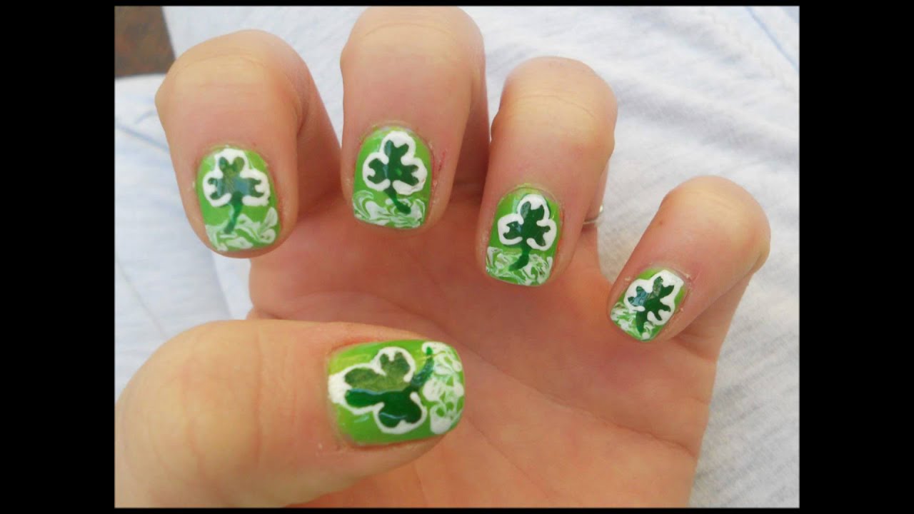 1. Shamrock Acrylic Nail Design Tutorial - wide 5