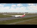 Great Performance! Rossiya Boeing 747 Conquers Kastrup Runway!