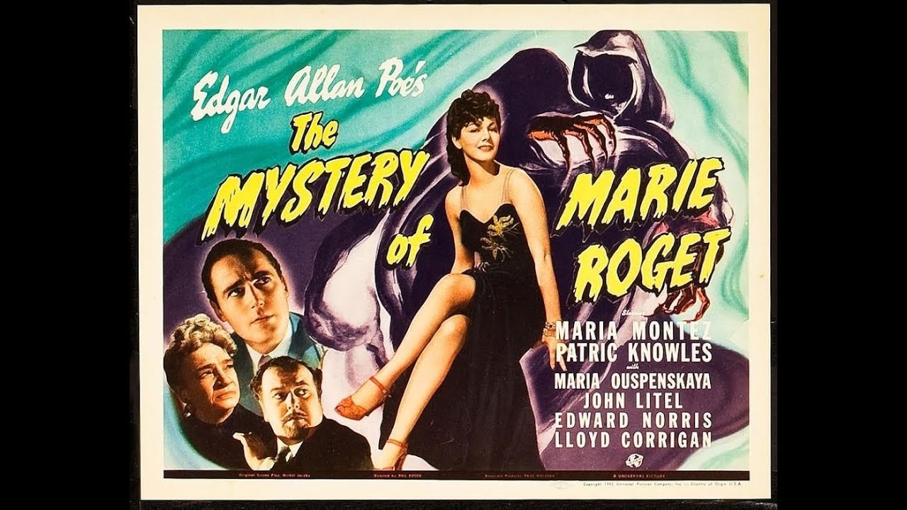 Mystery of Marie Roget(1942) Full Movie HD | Patric Knowles | Maria Montez | Edward Norris | Mystery