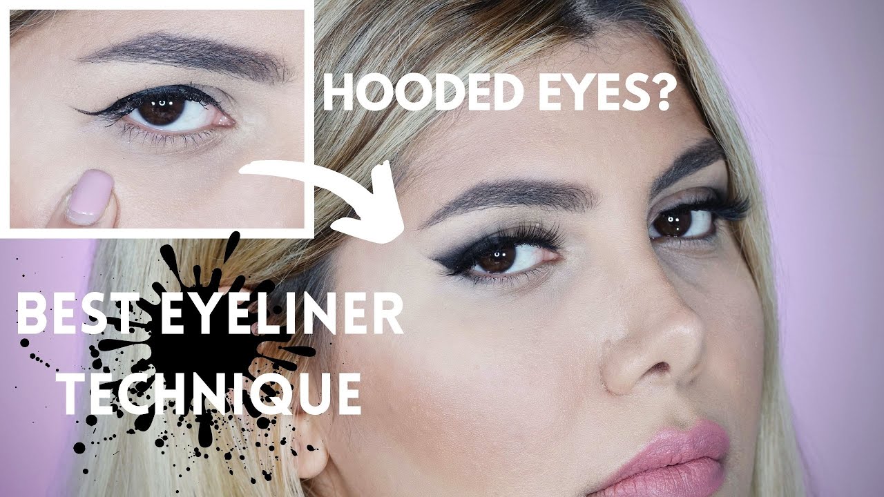 Best Eyeliner Technique for HOODED Eyes Makeup Perfect Eyeliner look