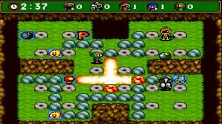 Super Bomberman 4 Battle Mode and Secret stages 11 & 12(スーパーボンバーマン4)