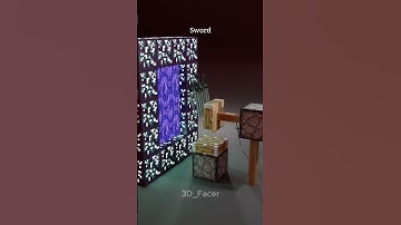 Minecraft Vs Real Simulation in the Nether  #3d