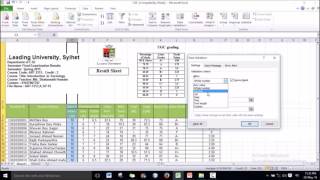 Excel Bangla Tutorial 24 - Data validation