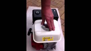 Honda gx160 engine startup