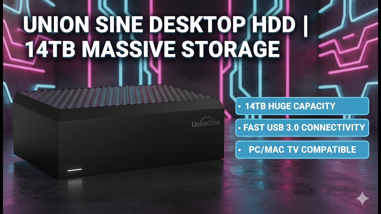 UnionSine 14TB External Hard Drive Review – Worth It? - YouTube