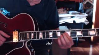 Giant Steps - Jazz Guitar Melody Harmonization - Slow Chords Bossa
