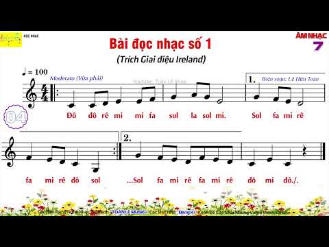 Video Bài đọc nhạc số 1 - lớp 7 | SGK Chân trời sáng tạo |... - youtube