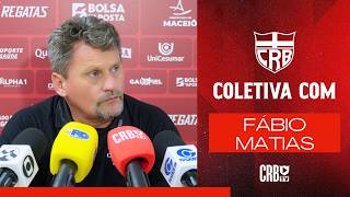 COLETIVA PÓS JOGO - FÁBIO MATIAS | CRB X VILA NOVA