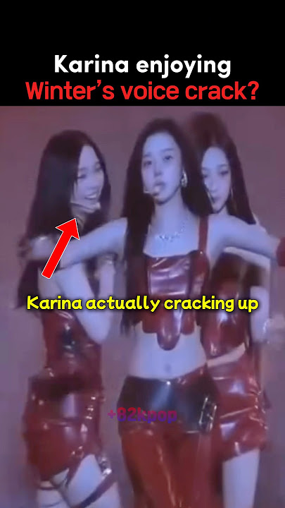 Karina enjoying Winter’s voice crack? #aespa #kpop #kpopidol #kpopedit #shorts