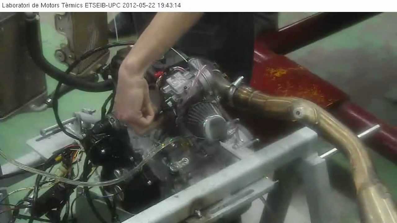 ETSEIB Racing Yamaha WR250F engine first start