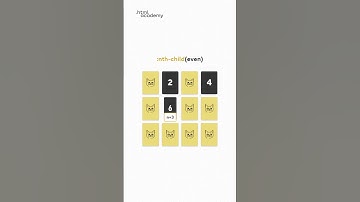 Визуализация :nth-child, часть 2 #css