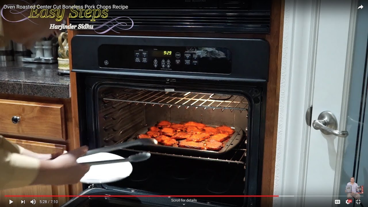 Oven Roasted Center Cut Boneless Pork Chops Recipe - YouTube