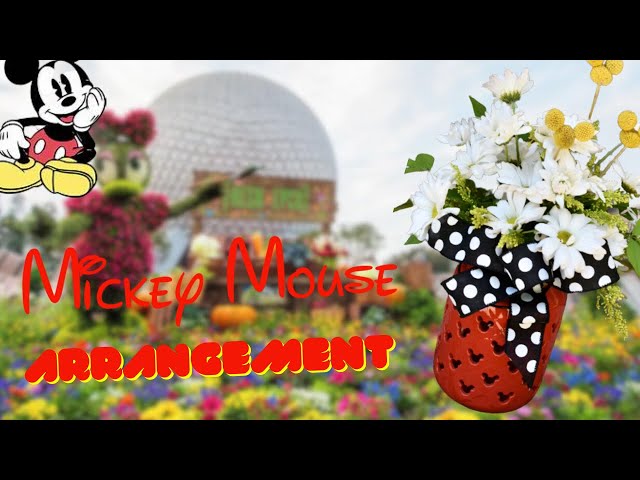 How to make a Mickey Mouse Arrangement - Disney Floral Design