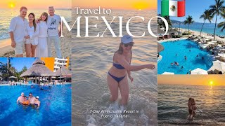 🇲🇽 Mexico Vlog | 7 Days All-Inclusive Resort in Puerto Vallarta 🌴☀️ | Foods, drinks, beach & more