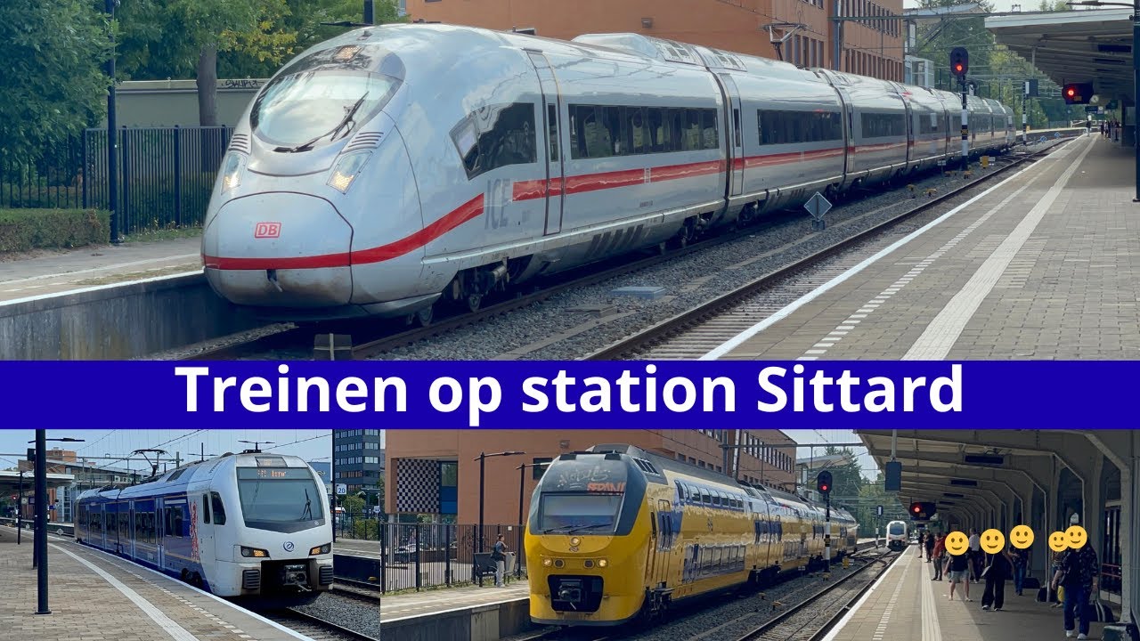 Treinen op station Sittard - 26 juli 2025