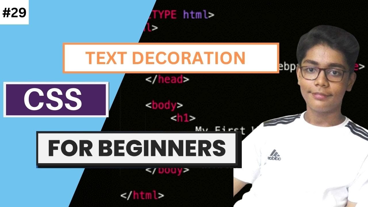 CSS Tutorial For Beginners In Urdu / Hindi 29 - Text Decoration - YouTube
