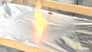 Enerflex Radiant Barrier Burn Test