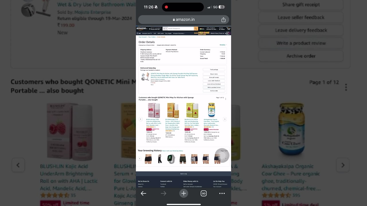 How To Give Review In Amazon Screen Recording Video Tutorial | Premium Deal's