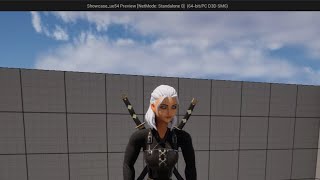Custom female Character integrated in Unreal Engine