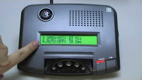 Portable Chairman Unit FCS6015-LCD Instructions-BXB FCS Series digital conference system