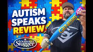Full Review and Reaction Louisville Slugger Genesis Autism Speaks 1 Piece Sofball Bat- WOW NO SEAMS! Ls Genesis Softball Bat