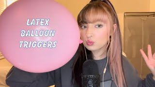 ASMR | Latex Balloon Triggers (Tapping, Rubbing, etc) ♡