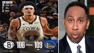 🔥BREAKING: Play-In CLINCHED! Warriors Beat Nets 109-106 Behind Gui Santos’ SHOCKING 31-Point Game