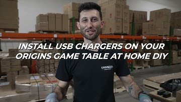 How to Install USB Chargers on the Origins Game Table