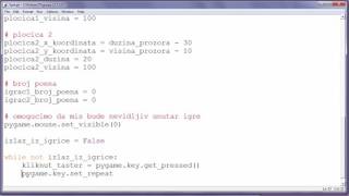 Programiranje video igre. Python, Pygame. Deo 10/20