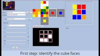 Rubik's cube Aforge.net solution with C#