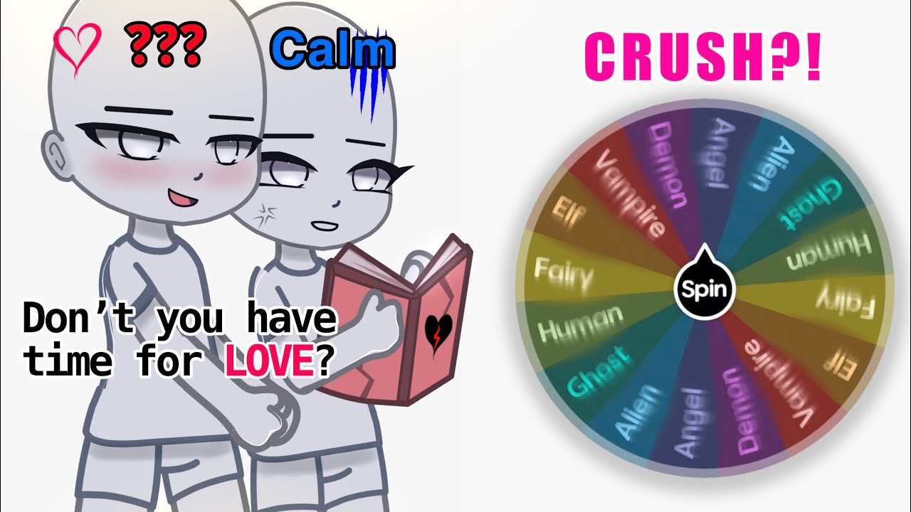 Making a Couple OC [SMART/NERD X ???]🚩(LOVERS?!)  (Spin The Wheel!) || Gacha Challenge