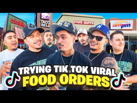 TRYING TIK TOK VIRAL FOOD ORDERS !! *INSANE*