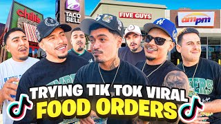 TRYING TIK TOK VIRAL FOOD ORDERS !! *INSANE*