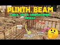 Check list and Reinforcement details for PLINTH BEAM