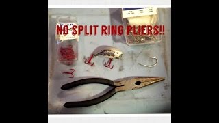 How To Put A Hook On A Lure With No Split Ring Pliers