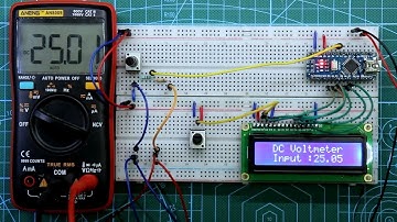 How to make a (0-30) volt digital voltmeter using Arduino | Arduino project