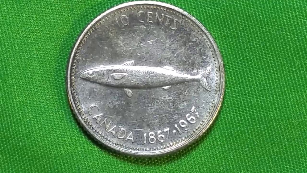 1967 Canadian Centennial Dime