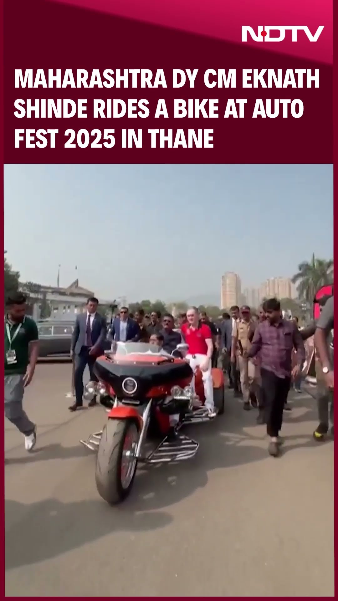 Maharashtra Deputy CM Eknath Shinde Joins Auto Fest 2025