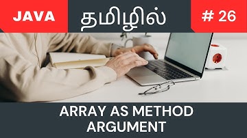Java array as method argument | Tamil