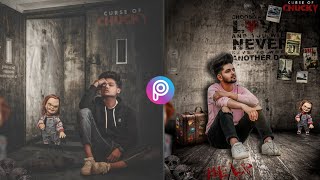 PicsArt Horror Photo Editing Tutorial | lightroom cc | 2021 Horror photo editing | ayush editing253 screenshot 3