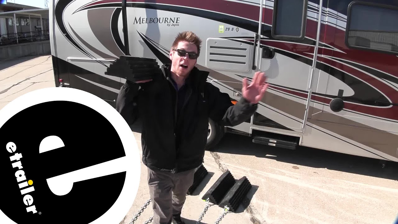 etrailer | In-Depth Review of the Rumber 20" Wheel Chocks w/ 3' Pull Chain