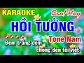 Karaoke Hồi Tưởng (Beat Hay) Tone Nam Nhạc Sống 2025 | Hoài Phong