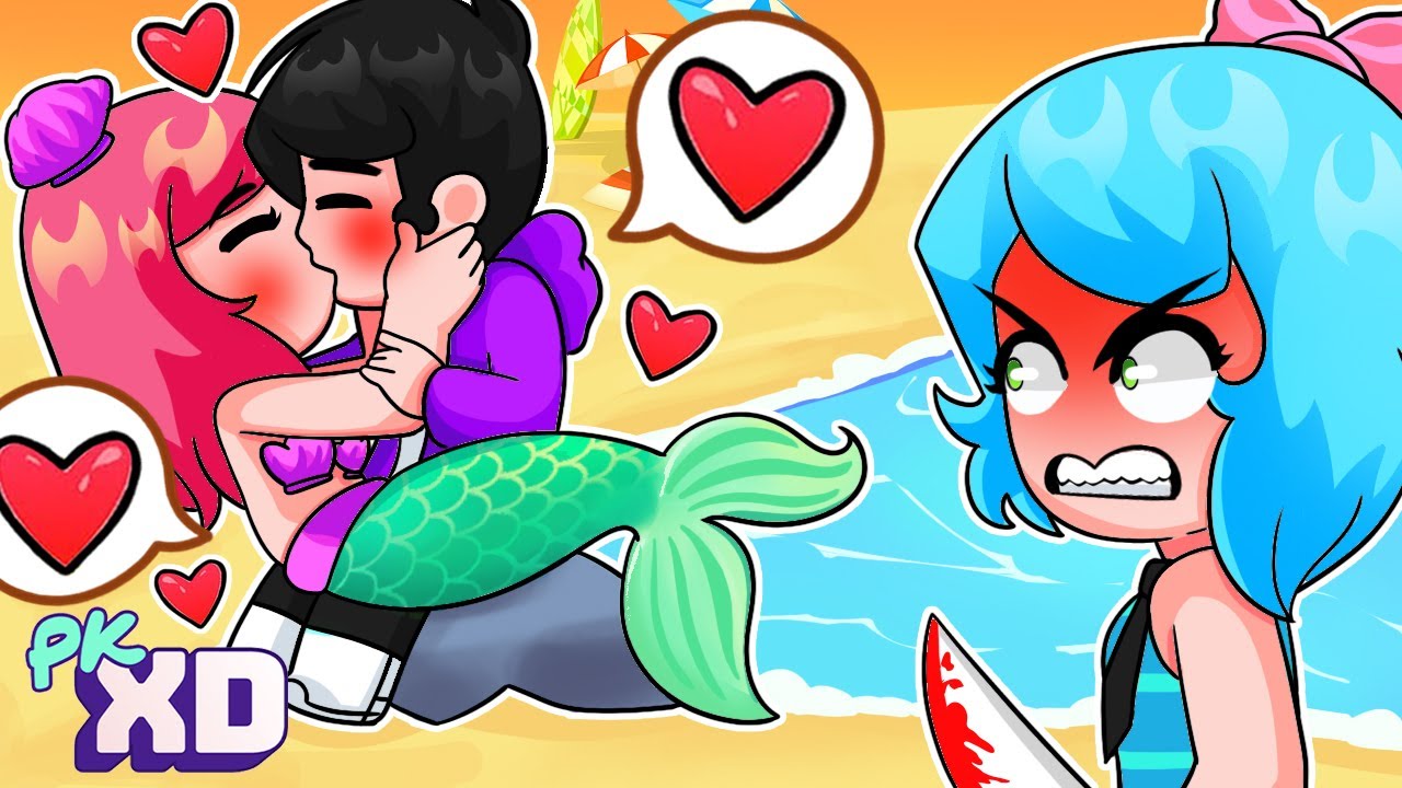 ¡ME ENAMORO DE UNA CHICA SIRENA EN PK XD! 💖😱 ¿ME BESA? 😮 SRJUANCHO PK XD ROLEPLAY