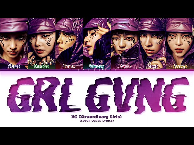 XG 'GRL GVNG' Lyrics (Color Coded Lyrics) class=